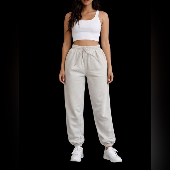 H&M Pants - H&M Women's Cream Joggers